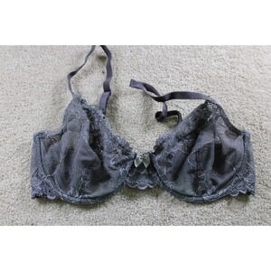 APT. 9 Women's Lace Underwire Bra Gray Size 36D Adjustable Straps